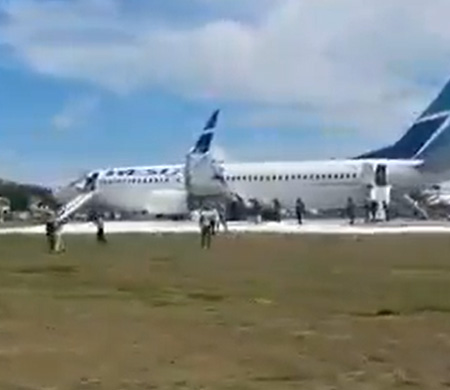 Yolcu uçağı sert iniş yaptı... Havalimanında operasyonlar durdu!