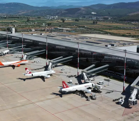 Milas-Bodrum Havalimanı 10 Ayda 4 Milyonun Üzerinde Yolcuya Hizmet Verdi