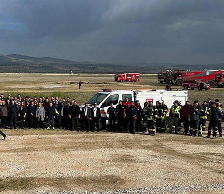 Üniversite öğrencileri DHMİ'nin tatbikatına katıldı
