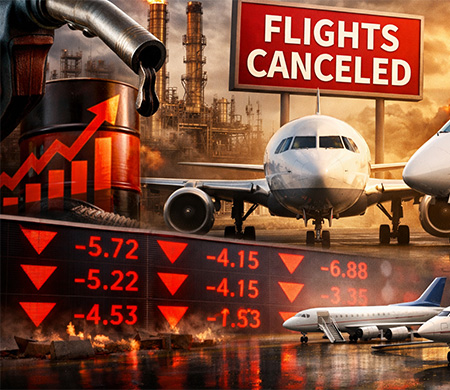 Havayolu hisselerinde sert düşüş!