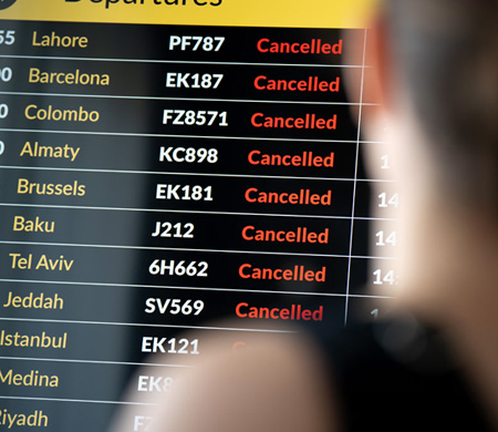 10 Günde 37 Bin Uçuş İptal Edildi!