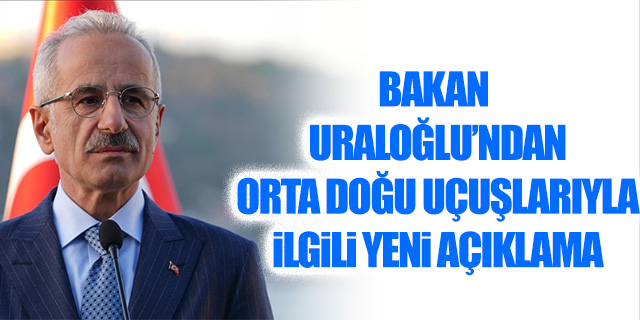 Bakan Uraloğlu'ndan uçuş iptalleriyle ilgili yeni açıklama