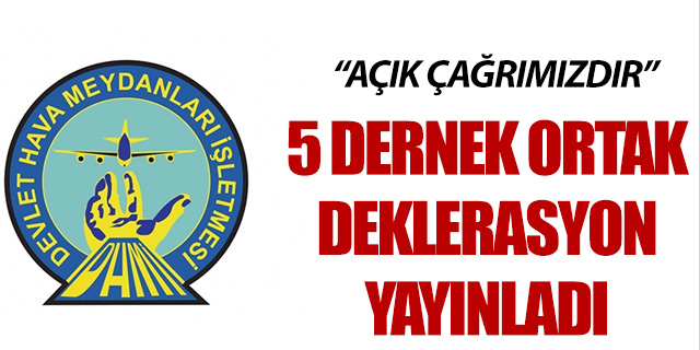 DHMİ derneklerinden ortak deklerasyon!