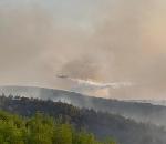 Kula'daki yangına 6 uçak 9 helikopterle müdahale