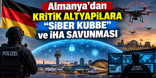 Almanya'dan kritik altyapılara "İHA ve sabotaj kalkanı"