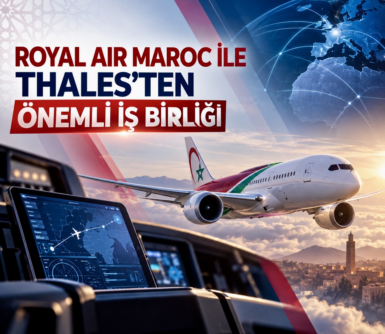 Royal Air Maroc, Thales’in dijital uçuş sistemine geçiyor