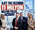 AJet yaz operasyonunu tamamladı