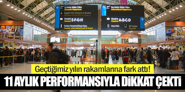 Sabiha Gökçen Havalimanı 11 Ayda 44 Milyonu Aştı