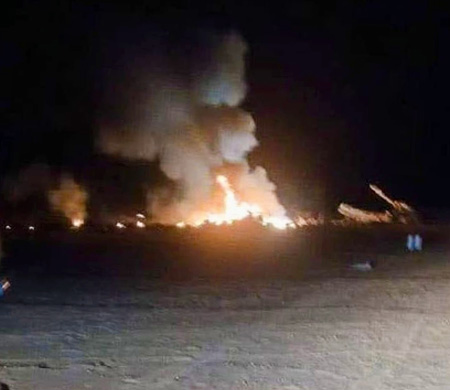 Libya'da ambulans helikopter düştü