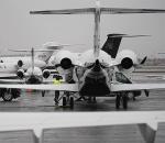 Super Bowl sonrası iki saatte 95 jet havalandı