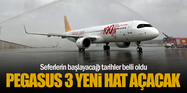 Pegasus, Trabzon'dan Orta Doğu’ya Üç Yeni Hat Açacak
