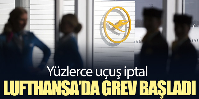 Lufthansa'da grev günü!