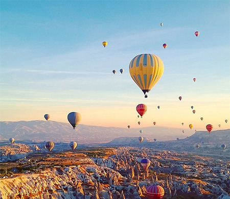 Kapadokya'da Balon Seferlerine Yeni Rotalar Geliyor