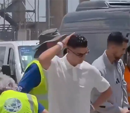 ABD'de Ronaldo'ya Sıkı Havalimanı Kontrolü