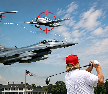 Trump Golfteyken Alarm! F-16’lar İki Sivil Uçağı Hava Sahasından Çıkardı