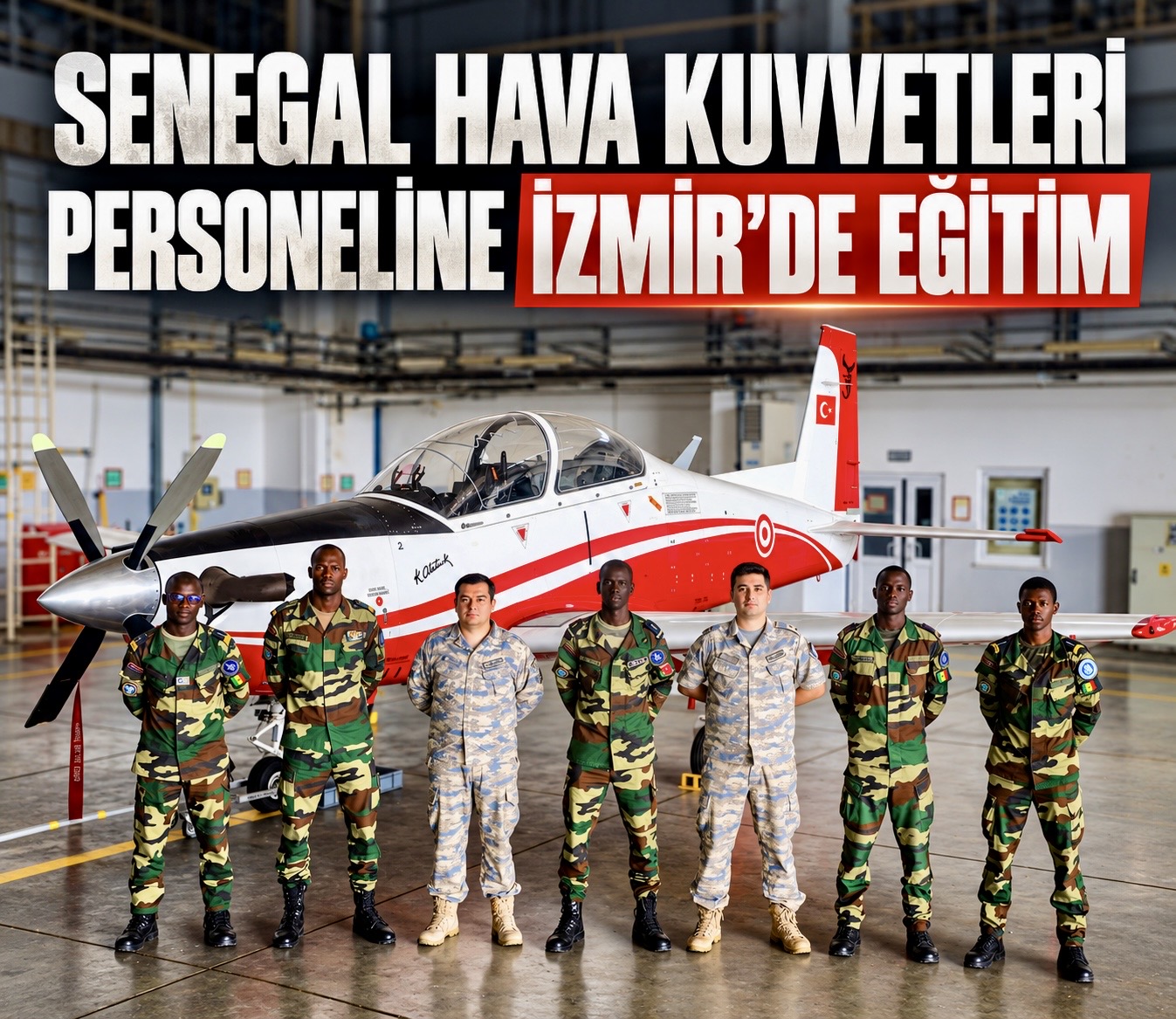 Senegal Hava Kuvvetleri personeline Türkiye’de KT-1T eğitimi