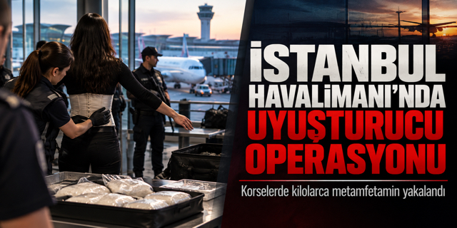 İstanbul Havalimanı’nda uyuşturucu operasyonu