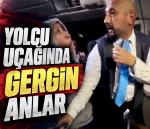 Yolcu uçağında gergin anlar!