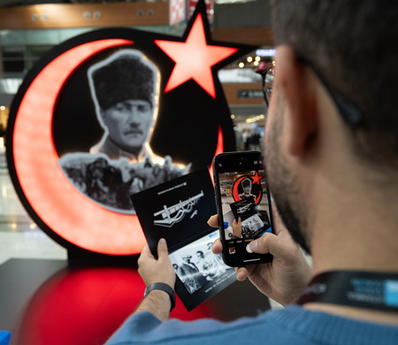 Sabiha Gökçen Havalimanı’nda 10 Kasım Töreni