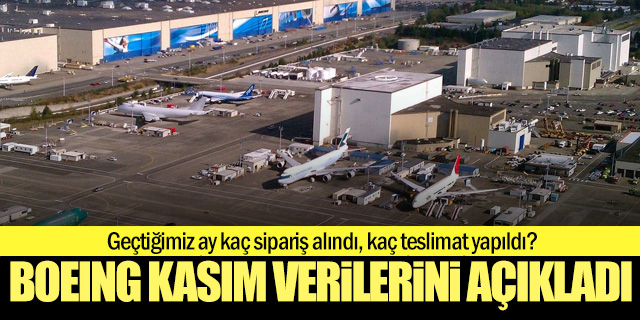 Boeing’in Kasım Teslimatları Yavaşladı: Airbus Farkı Açtı!