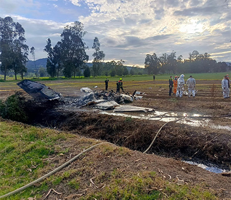 Kolombiya'da uçak faciası; 6 ölü!
