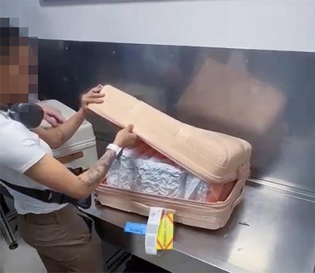 Havalimanında uyuşturucu operasyonu!