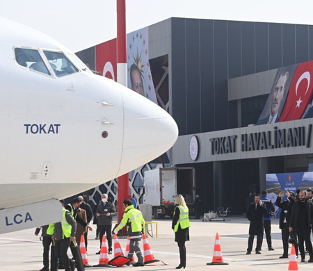 Tokat Havalimanı’nın 9 aylık verileri belli oldu