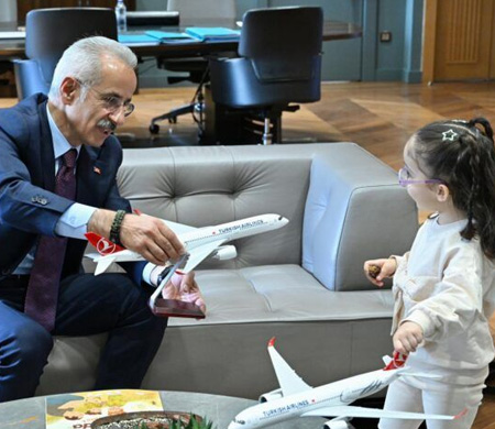 Bakan Uraloğlu, Uçak Tutkularıyla Tanınan İkizleri Ağırladı