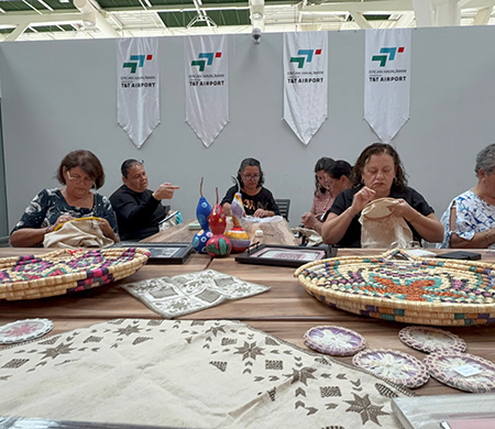 Ercan Havalimanı'nda Kıbrıs kültürü yaşatıldı