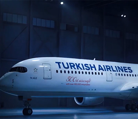 THY'nin 500. uçağı göklerde!