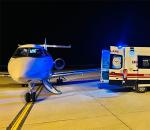 Ambulans uçak 10 yaşındaki çocuk için havalandı