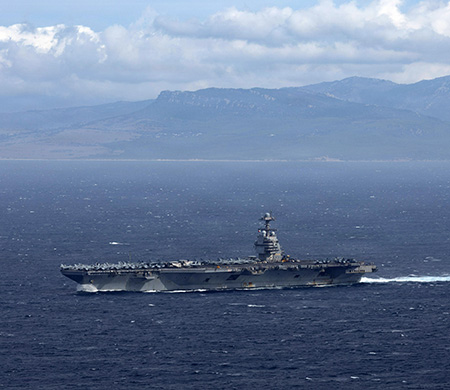 ABD uçak gemisi saldırı grubu Karayipler'e ulaştı