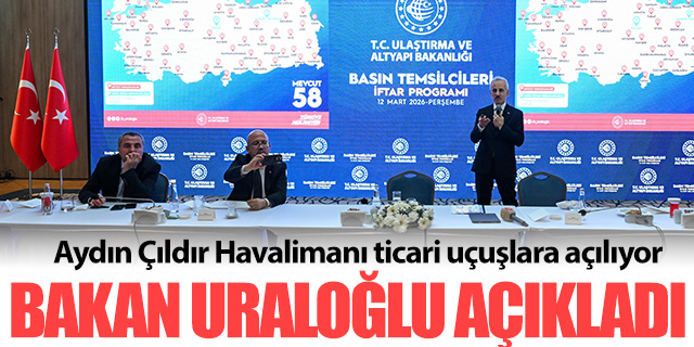 Aydın Çıldır Havalimanı ticari uçuşlara açılıyor