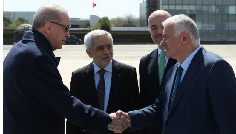 THY’nin Eski ve Yeni Yönetimi Cumhurbaşkanı Erdoğan’ı Uğurladı