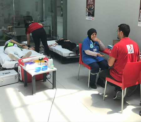 Ercan Havalimanı’nda “Her Damla Kan, Bir Candır” Kampanyası