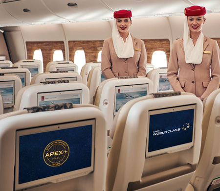 Emirates, APEX'ten 2 global ödülle döndü