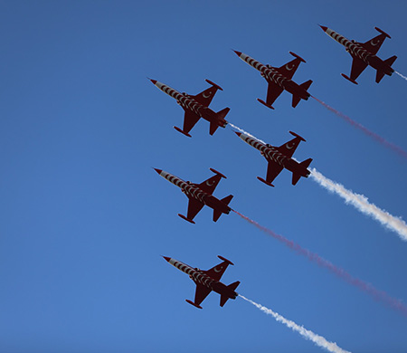 Türk Yıldızları Bandırma semalarında