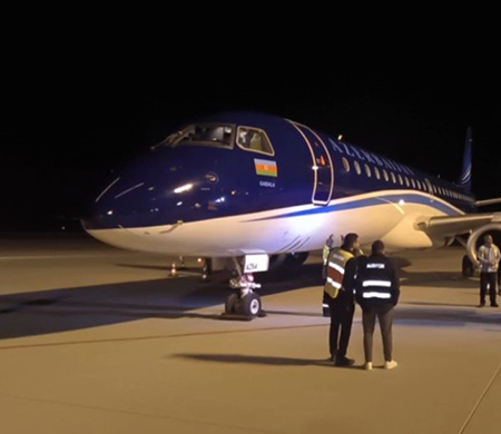 Nahçıvan Havalimanı yeniden uçuşlara açıldı