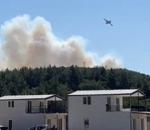 Urla'daki yangına 4 uçak 13 helikopterle müdahale