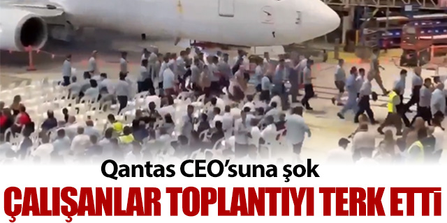 Qantas CEO'suna şok!