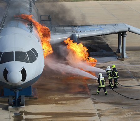 Erzincan Havalimanı’nda gerçeğini aratmayan tatbikat