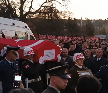 Şehit Astsubay Ramazan Yağız son yolculuğuna uğurlandı