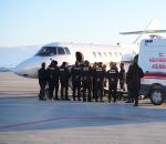 Muş’ta tedavi gören hasta, uçak ambulansla Ankara’ya nakledildi