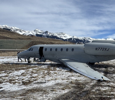 Cessna 750 tipi özel jet pistten çıktı