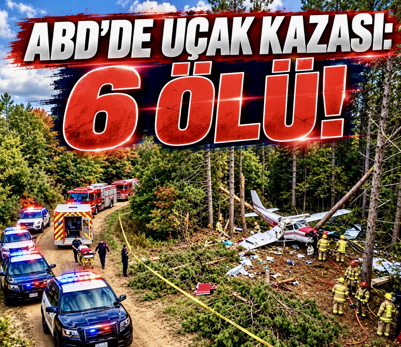 ABD’de uçak kazası: 6 ölü!