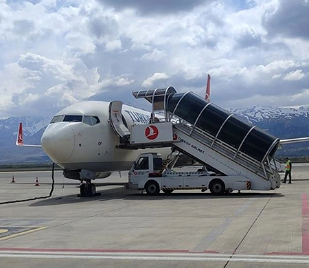 Erzincan Yıldırım Akbulut Havalimanı'nın trafik verileri belli oldu
