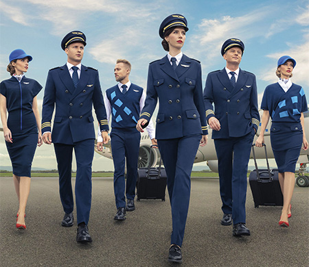 O ülkenin ulusal havayolunda yeni üniformalar tanıtıldı