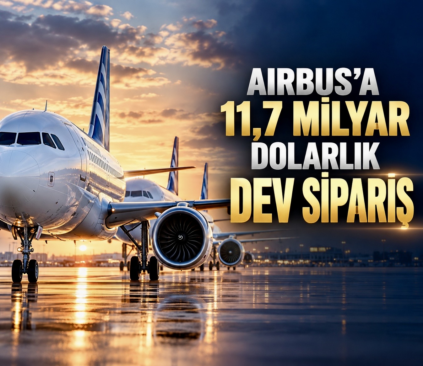 Airbus’a 11,7 milyar dolarlık dev sipariş