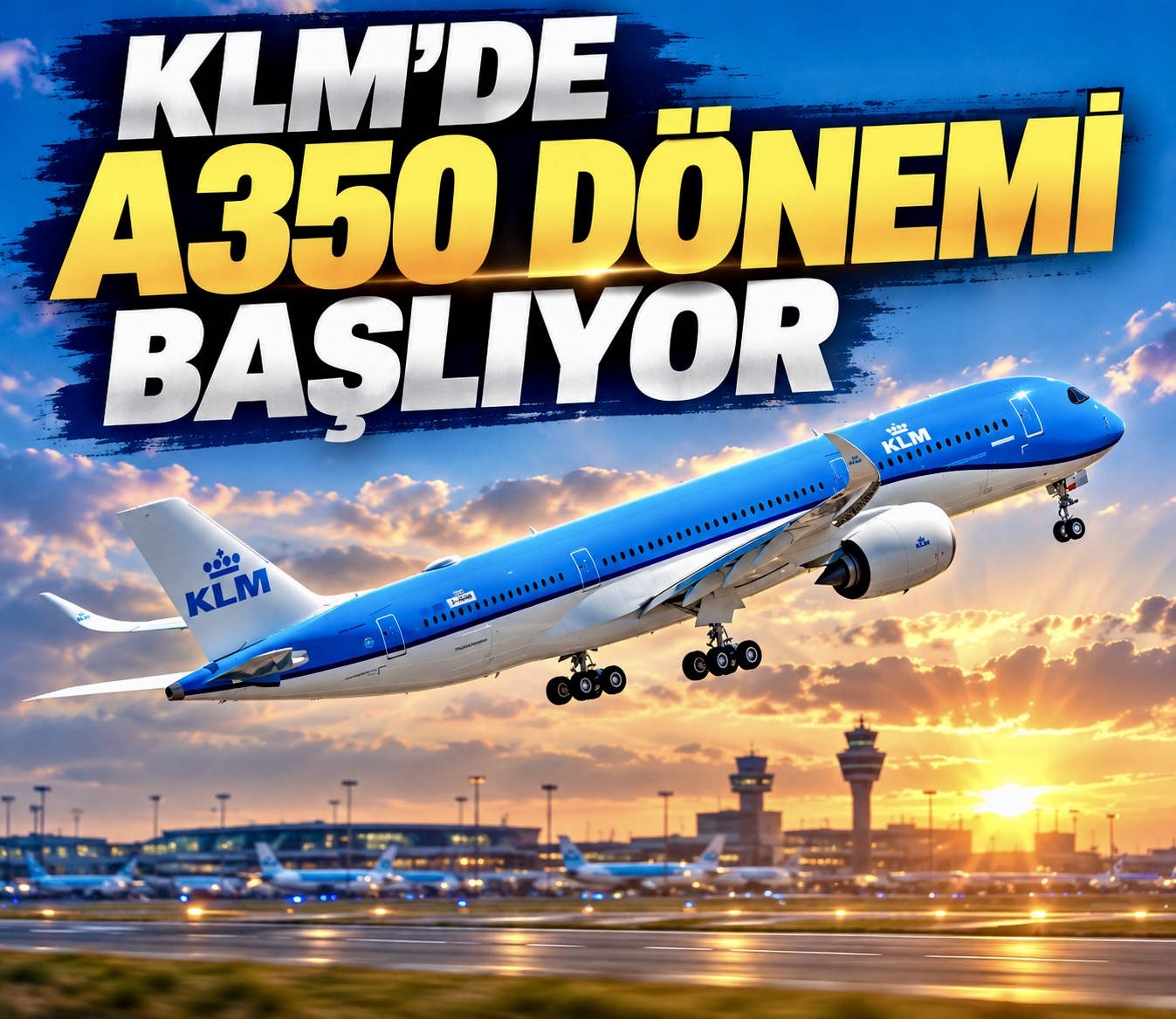 KLM’de A350 dönemi başlıyor