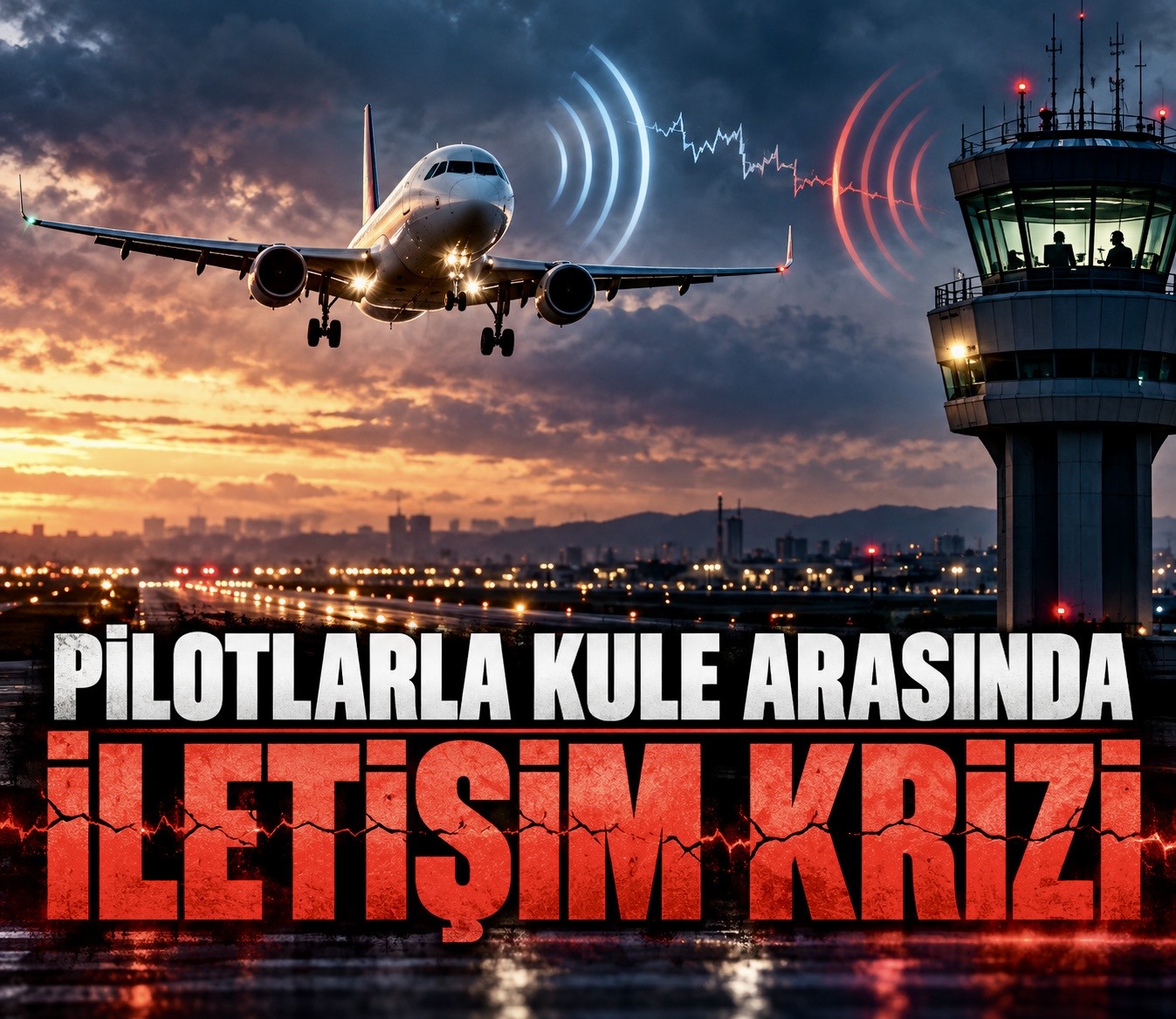 Pilotlarla kule arasında iletişim krizi